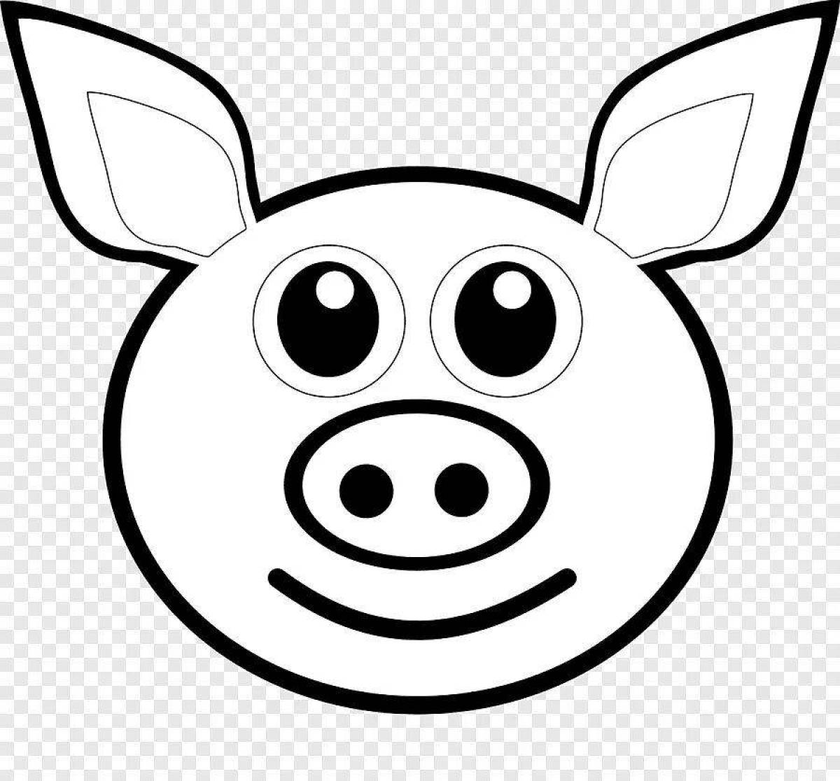 Coloring gentle muzzles