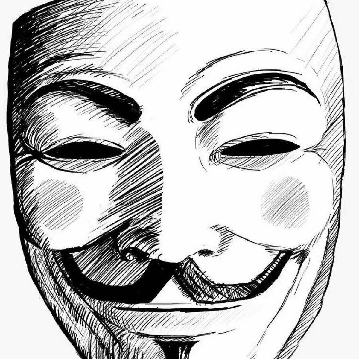 Маска изображения. Маска Пабло анонимус. Маска Гая Фокса (Анонимуса). Гай Фокс хакер. Гай Фокс маска карандашом Гай.