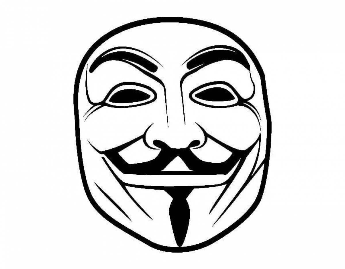 Маска изображения. Гай Фокс маска Анонимуса. Гай Фокс маска карандашом Гай. Маска Анонимуса 2д. Гай Фокс маска разрисовка.