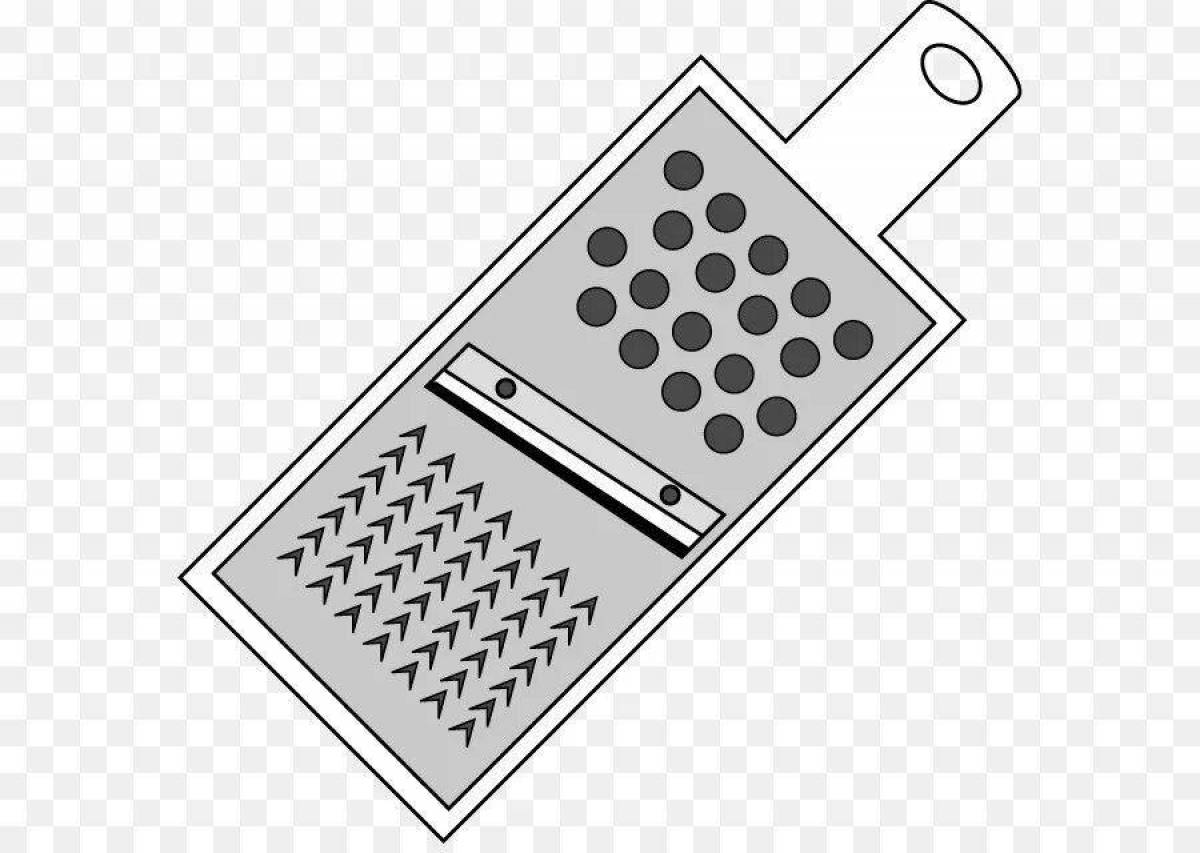 Fun grater coloring book