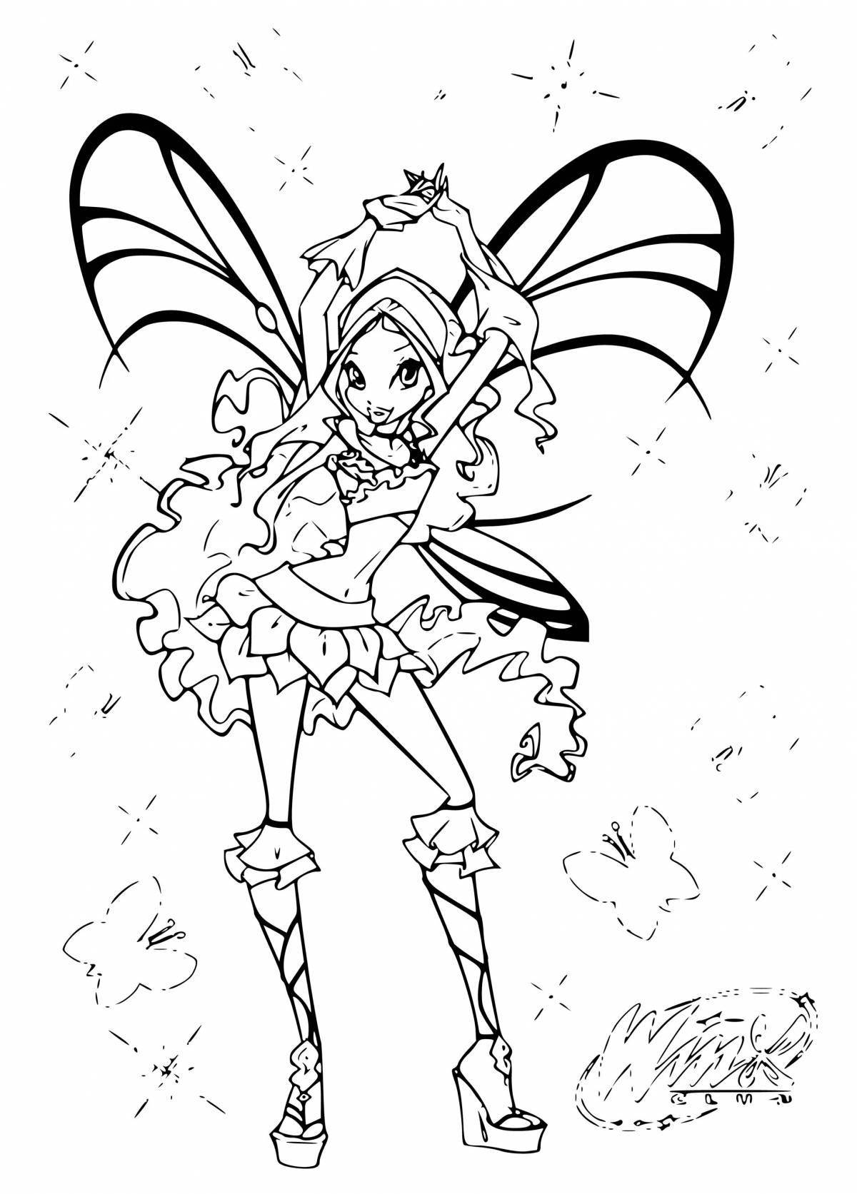 Colouring sunny leila