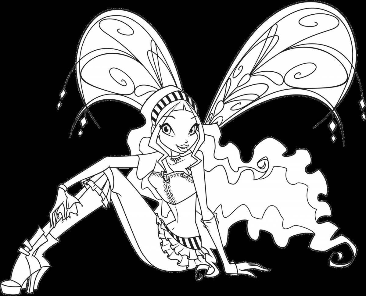 Coloring fairytale leyla