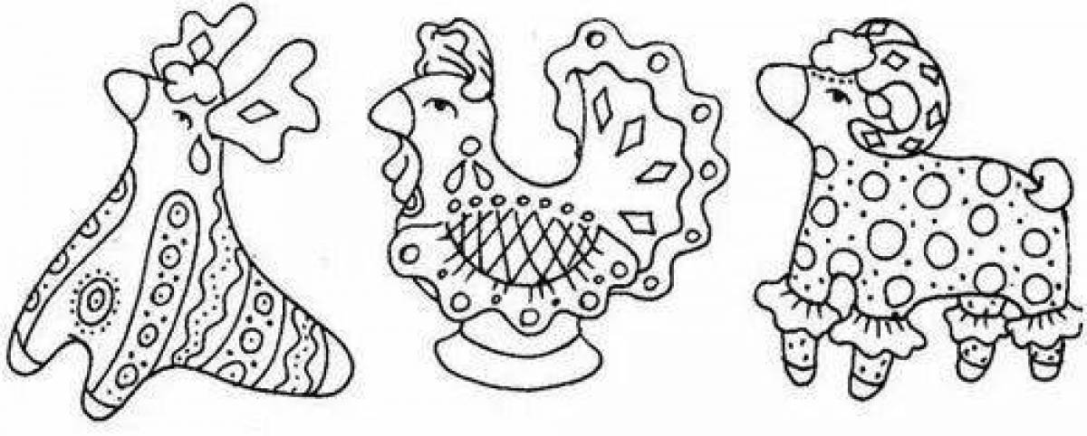 Animated coloring whistle