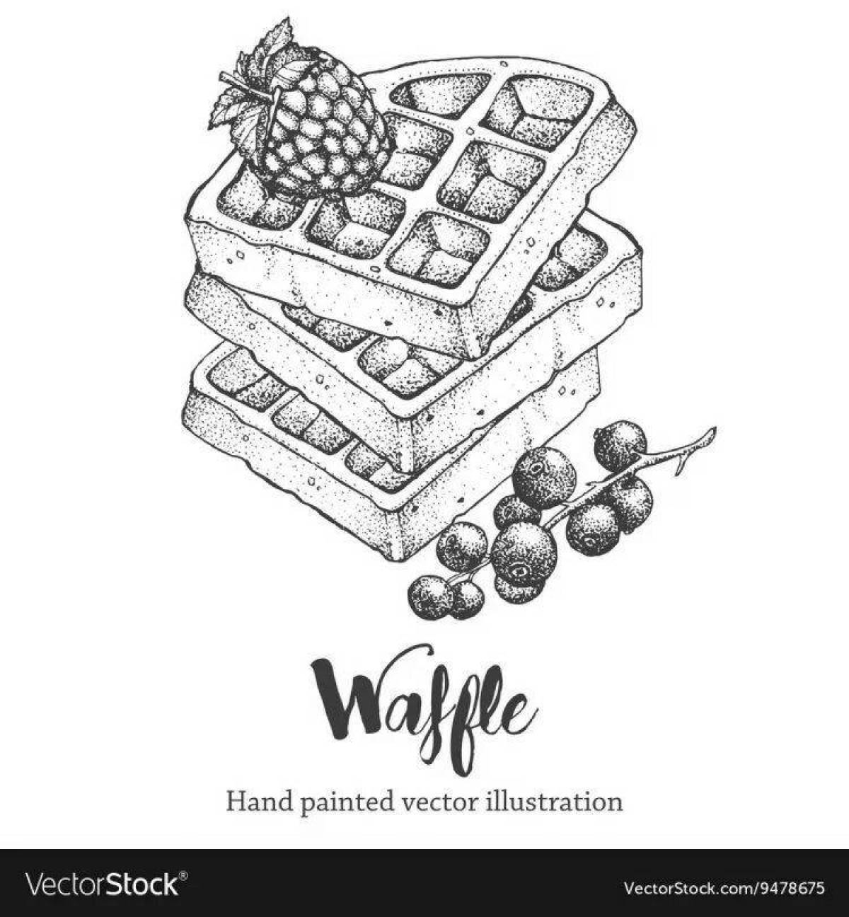 Great waffle coloring