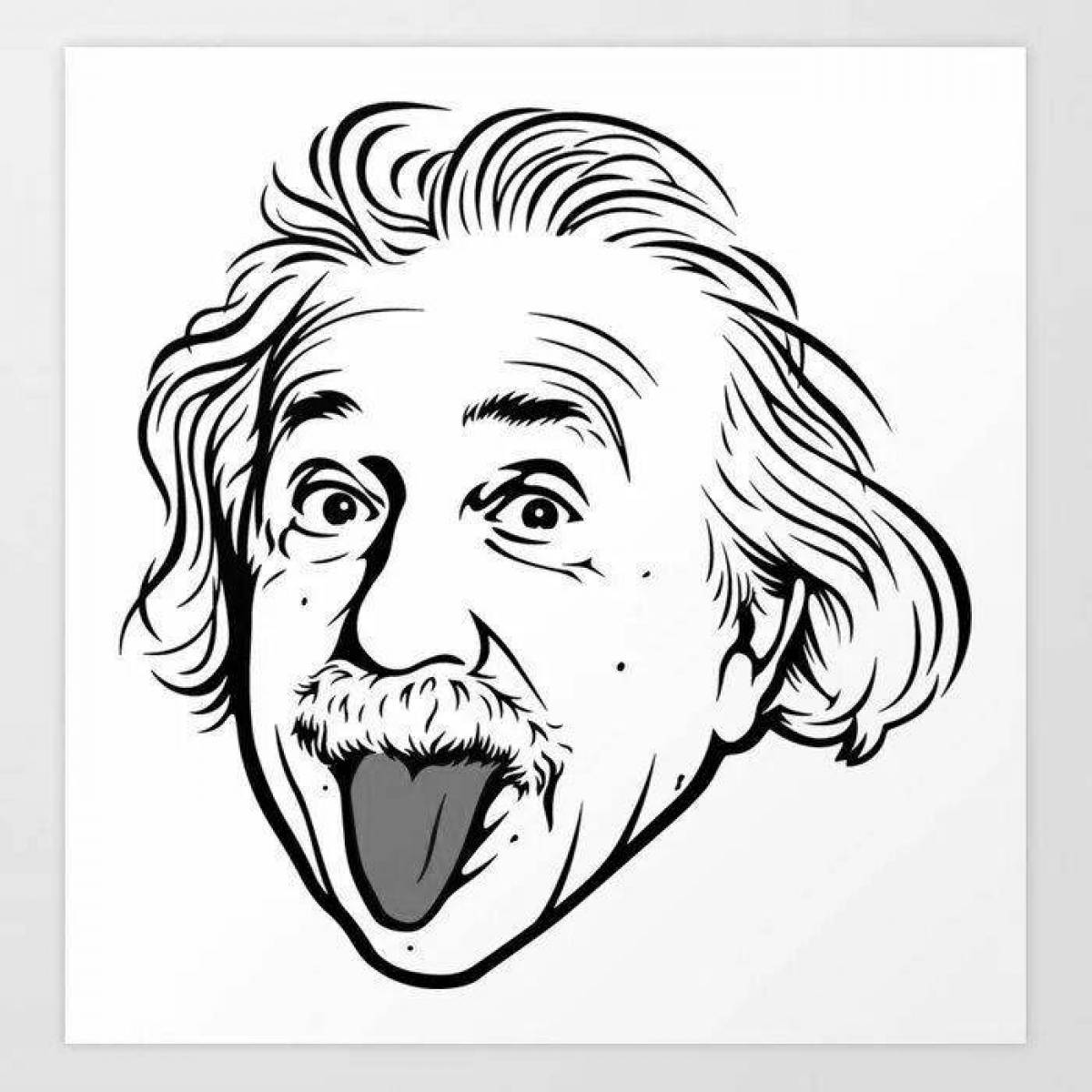 Einstein bright coloring