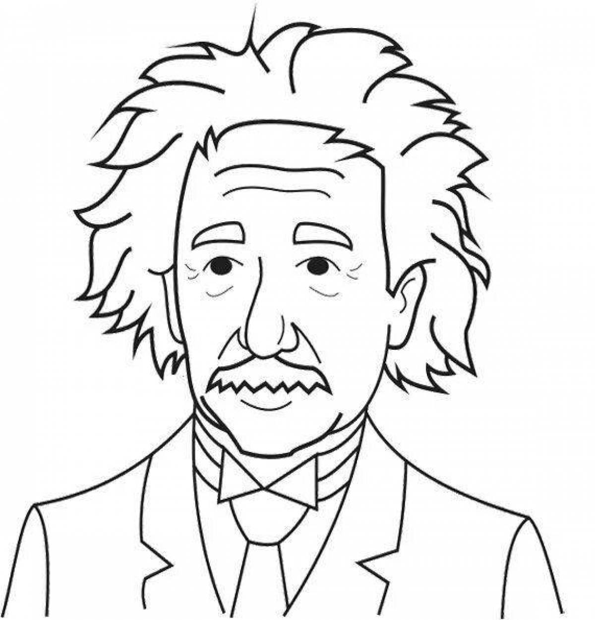Color madness einstein coloring book
