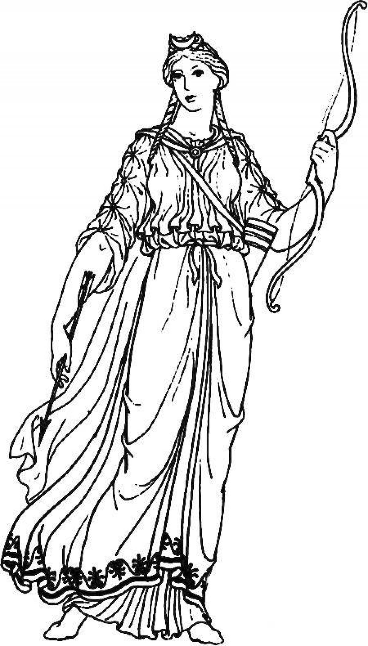 Artemis deluxe coloring book