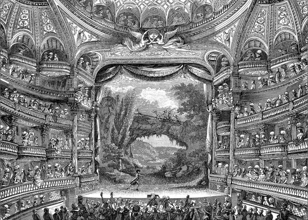 Joyful coloring opera