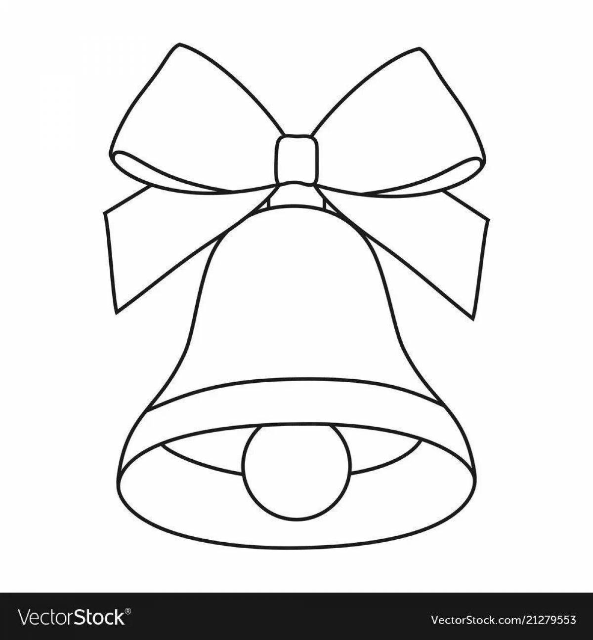 Colorful call coloring page