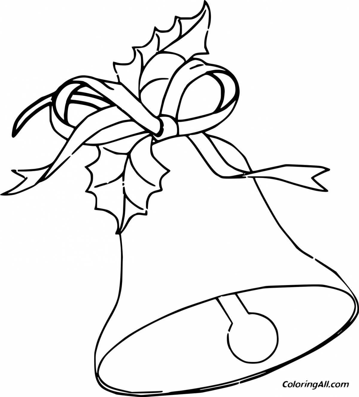 Раскраска веселый звонок