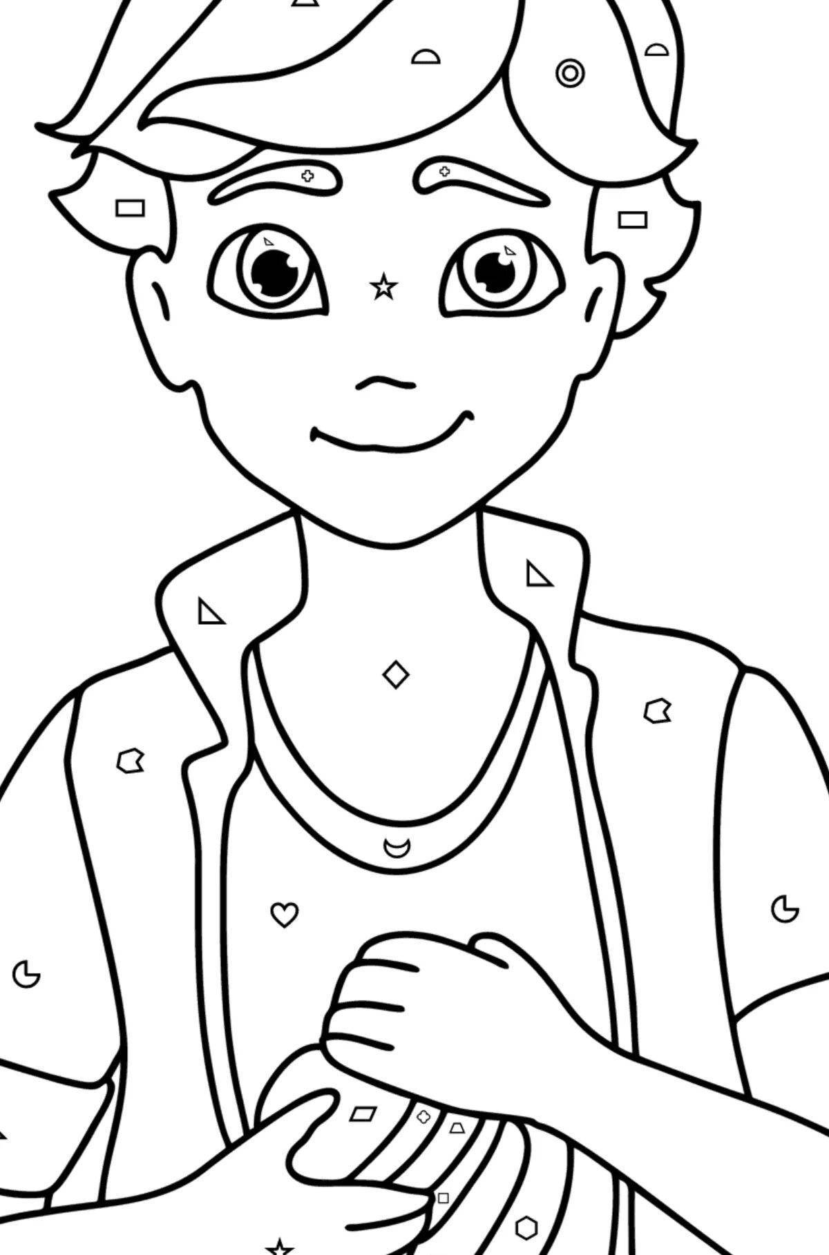 Joyful coloring adrian