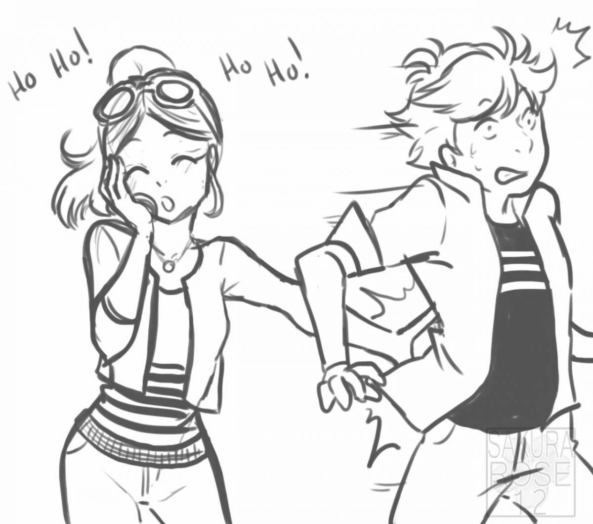 Adrian's incredible coloring book