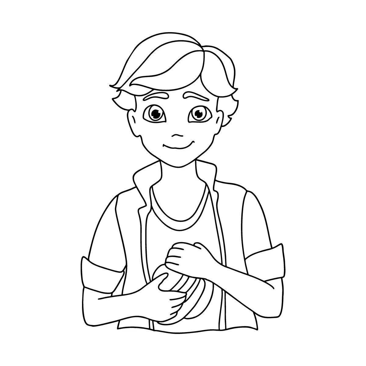 Adrian's bold coloring