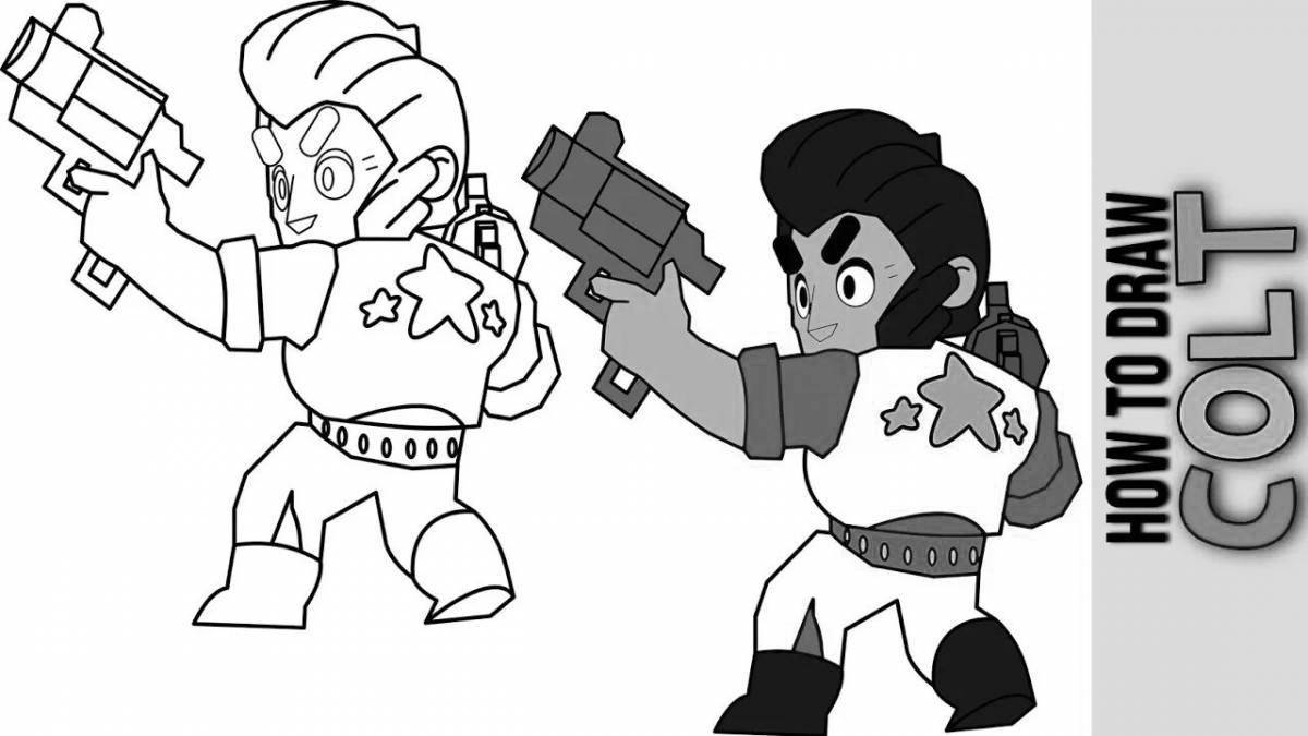 Страница раскраски с изображением быка