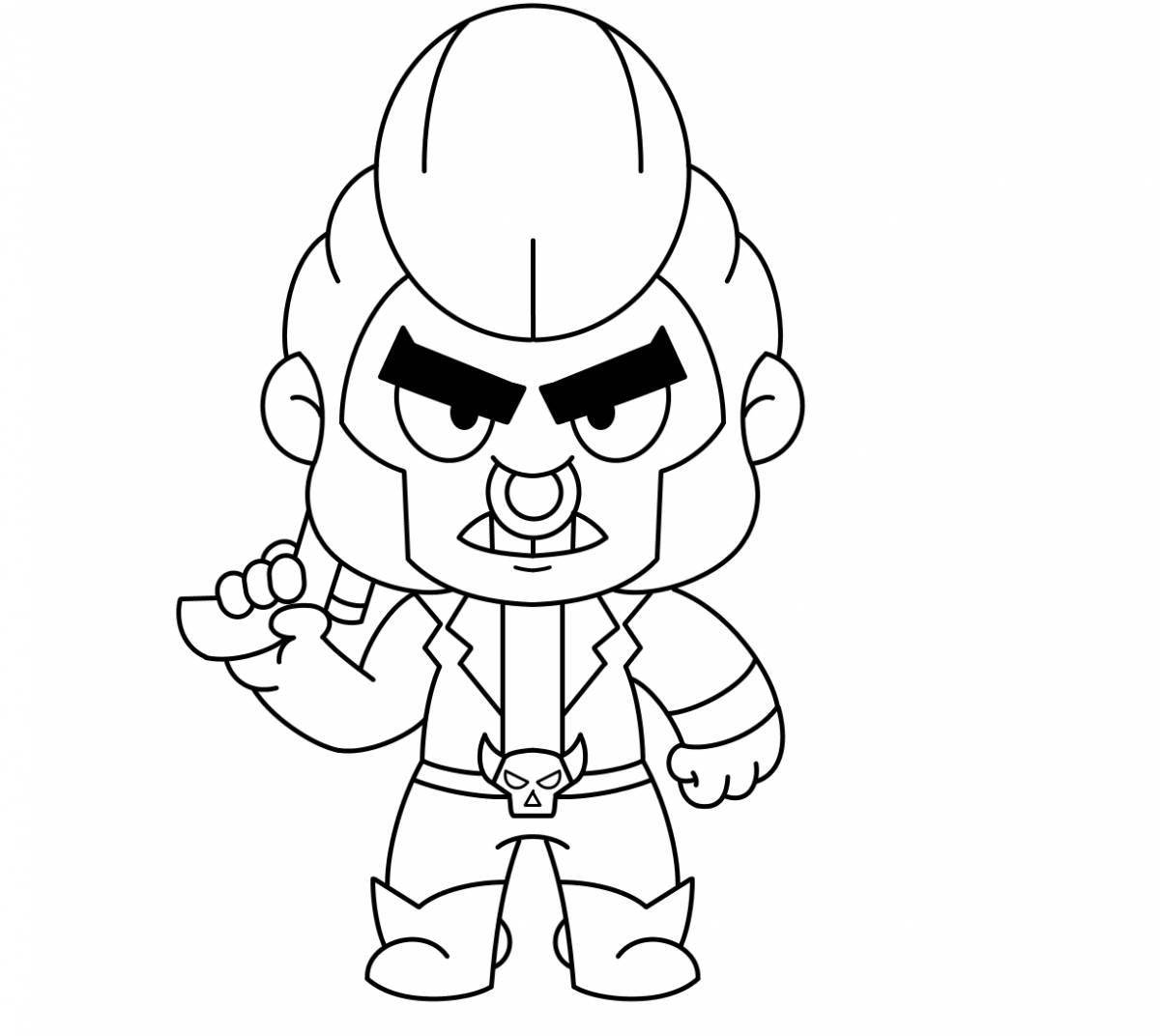 Интригующая раскраска быка