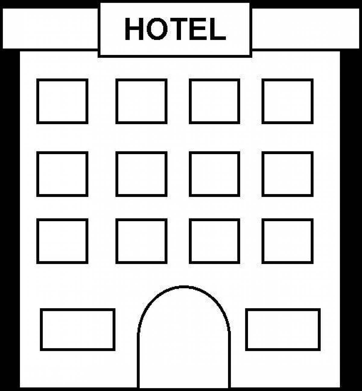 Coloring bright hotel