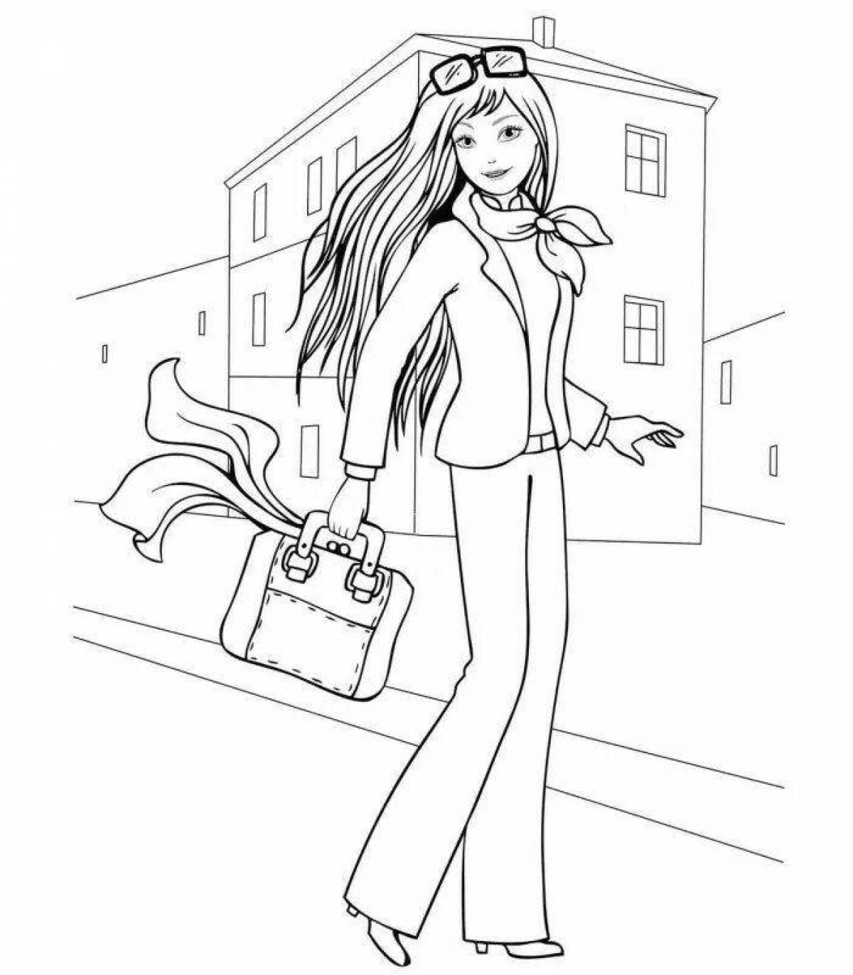 Wildberry holiday coloring page