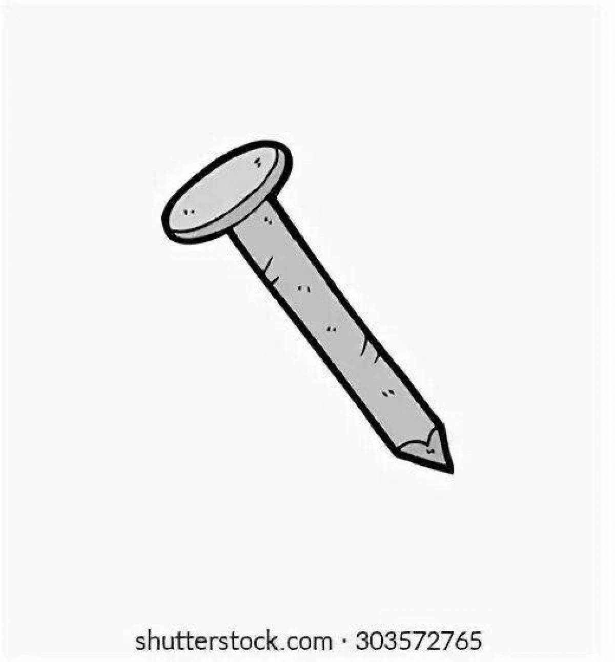 Creative nail coloring