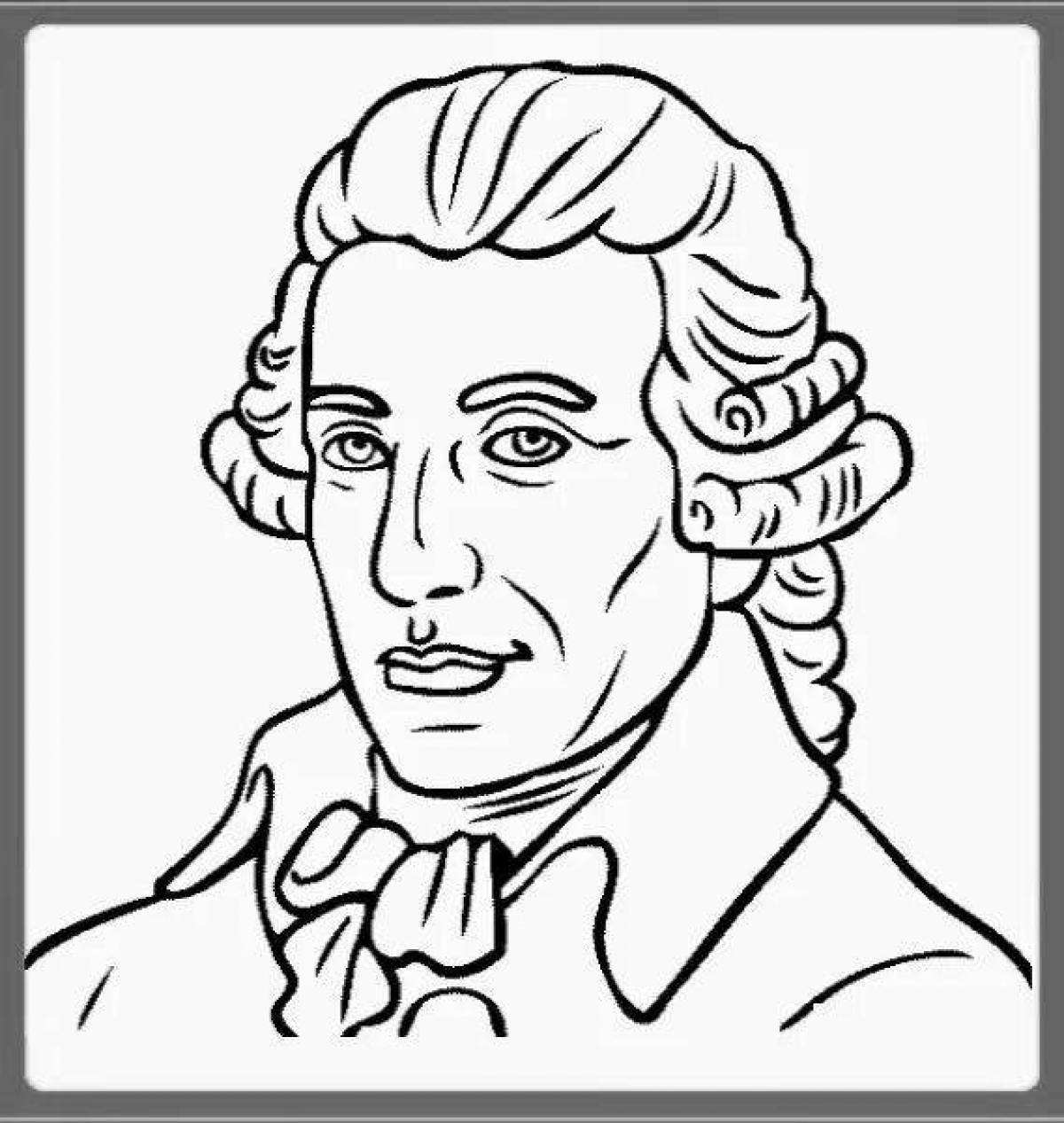 Great mozart coloring book