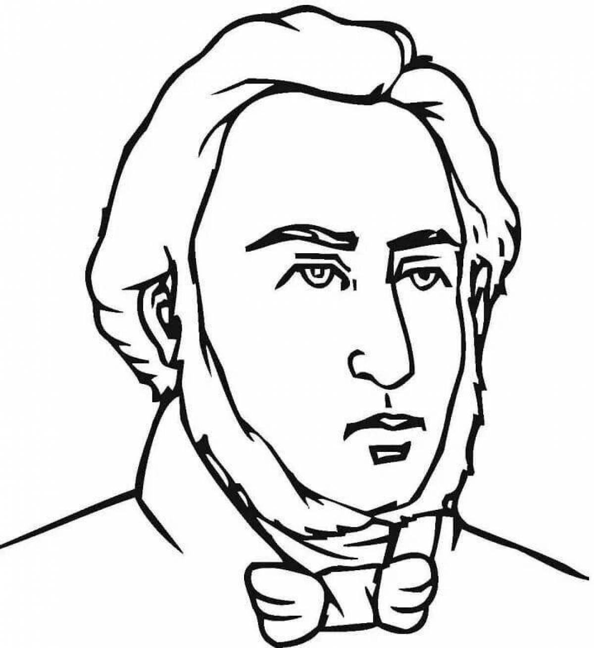 Impressive mozart coloring book