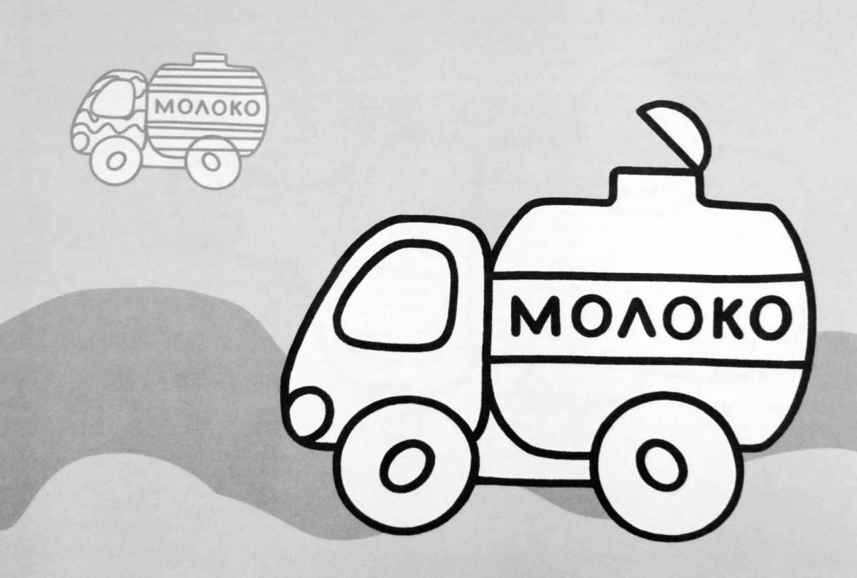 Coloring creative milk carrier