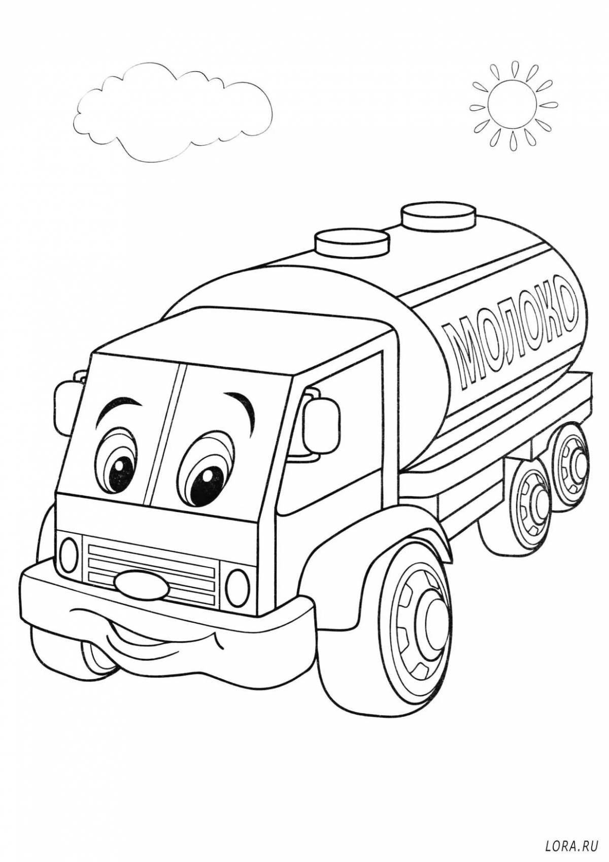 Colored milk splatter coloring page