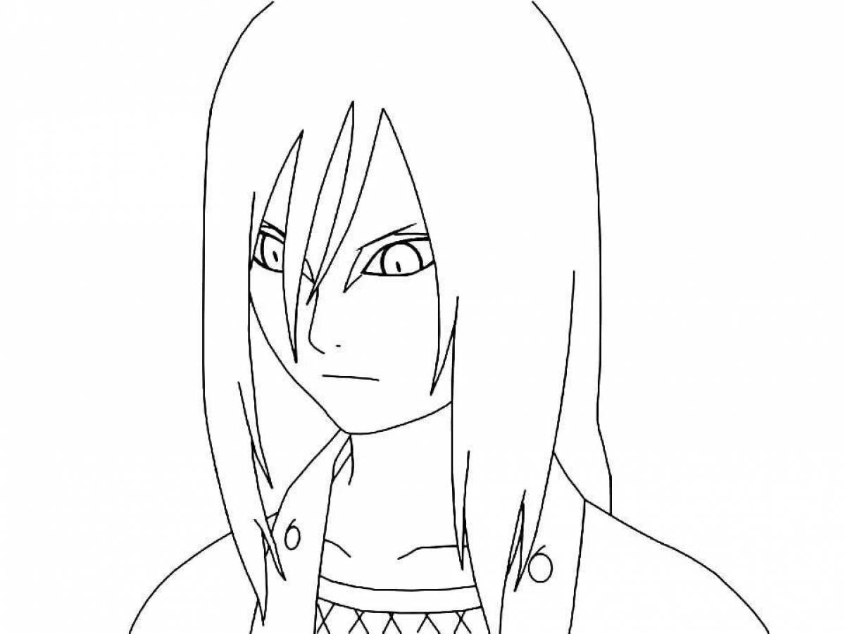 Orochimaru's gorgeous coloring book