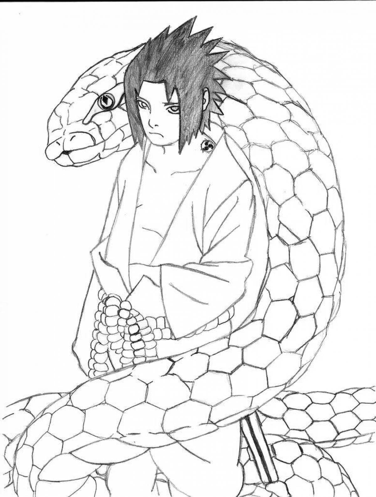 Coloring majestic orochimaru