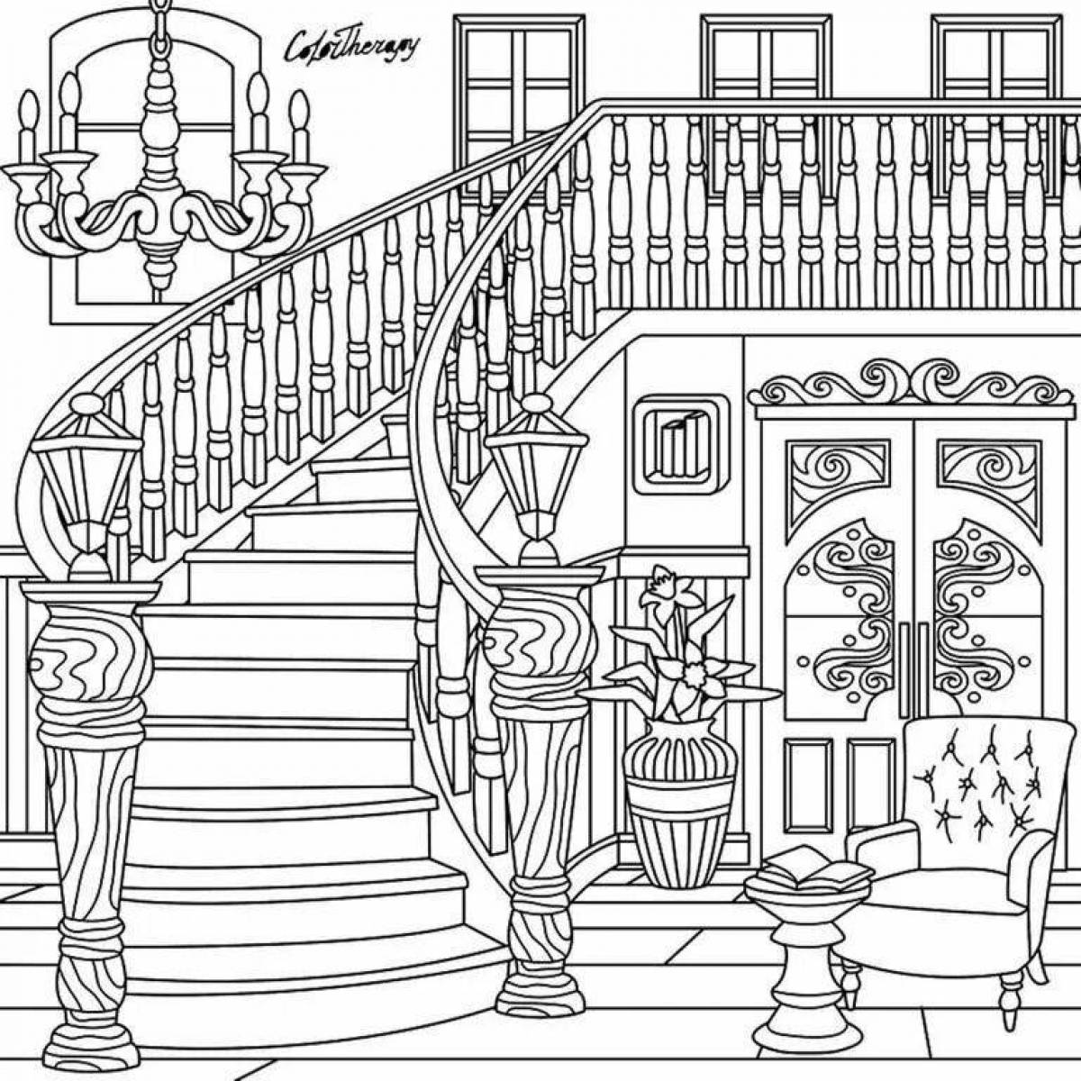 Coloring royal mansion