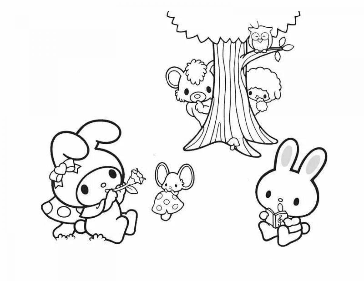 Live tune coloring page