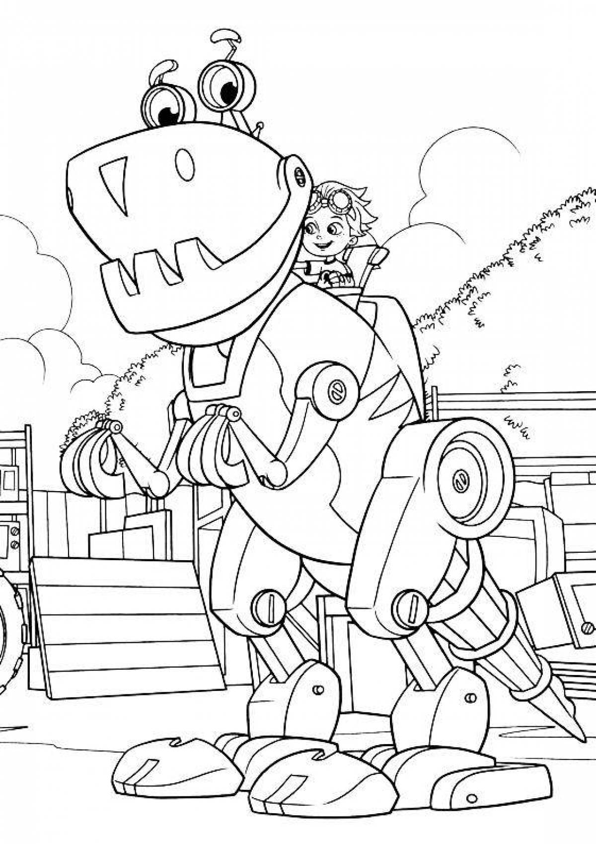 Inviting mechanic coloring book