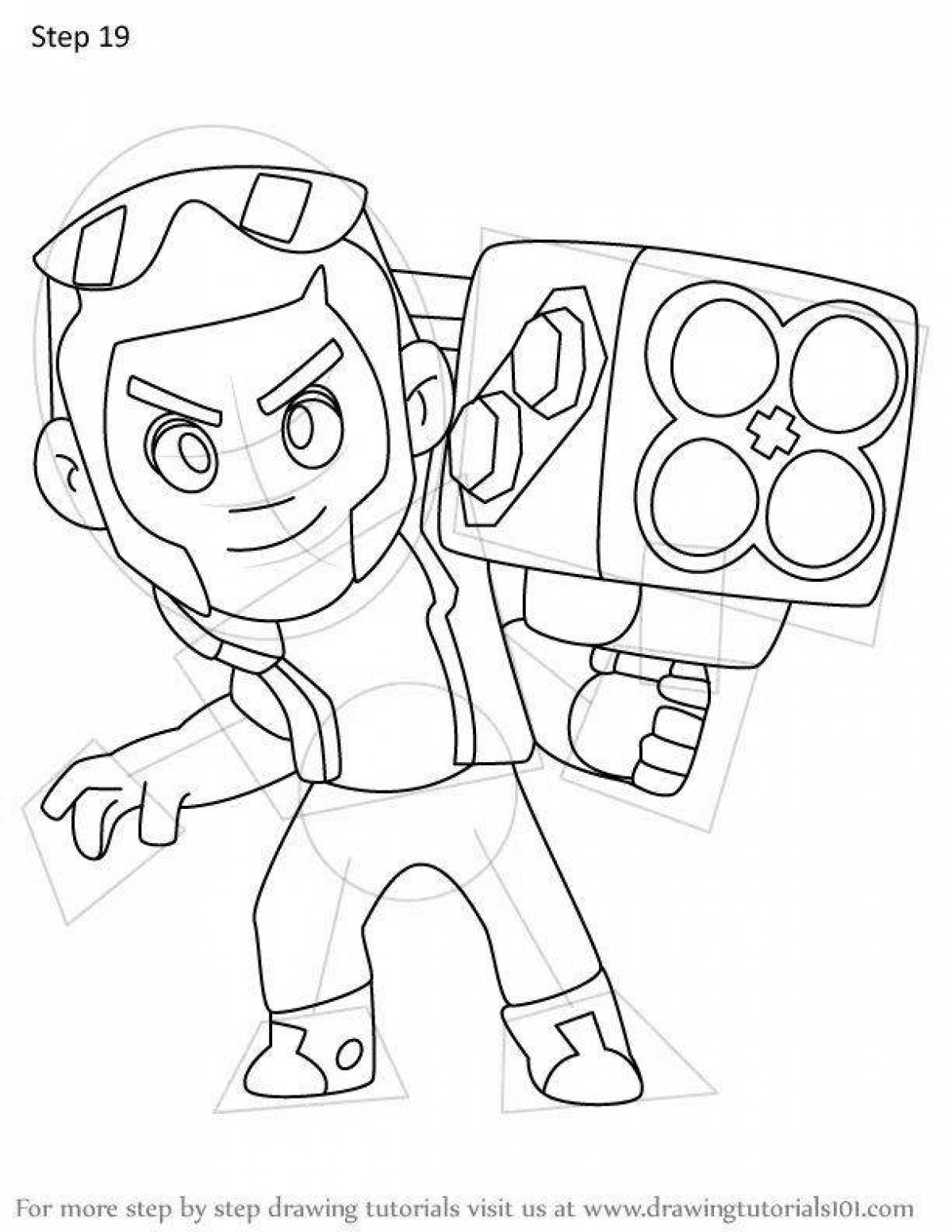 Broc coloring page