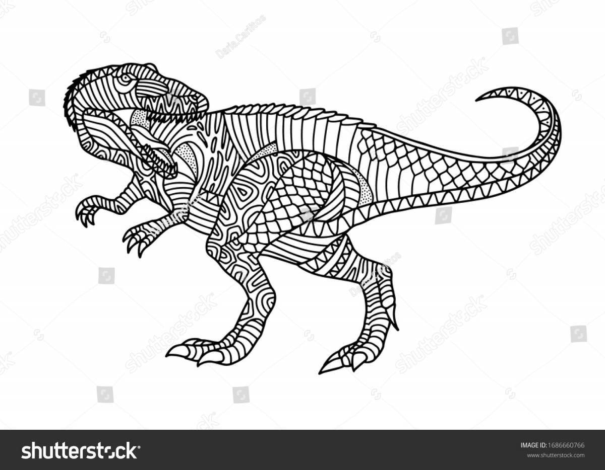 Amazing Carcharodontosaurus Coloring Page
