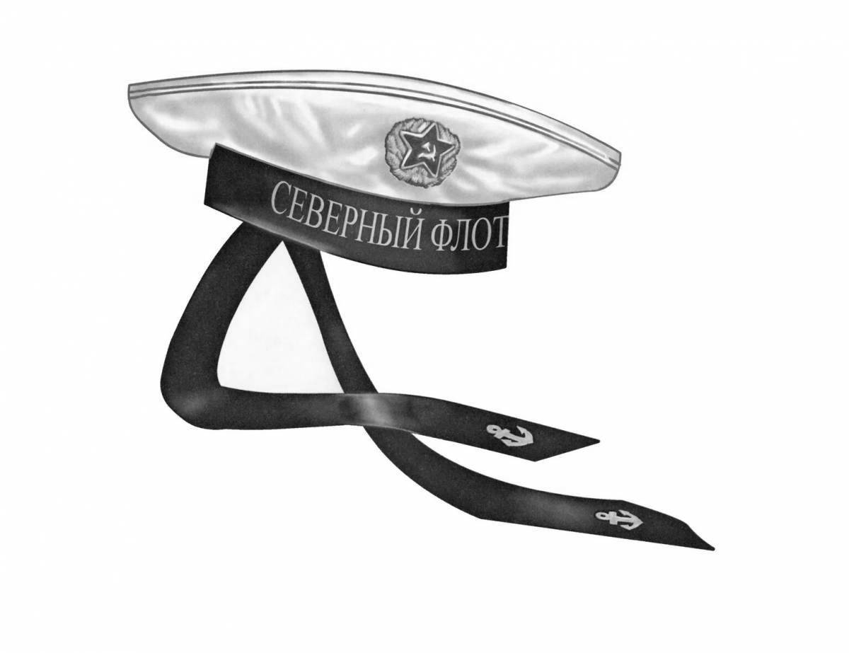 Colorful peakless cap coloring