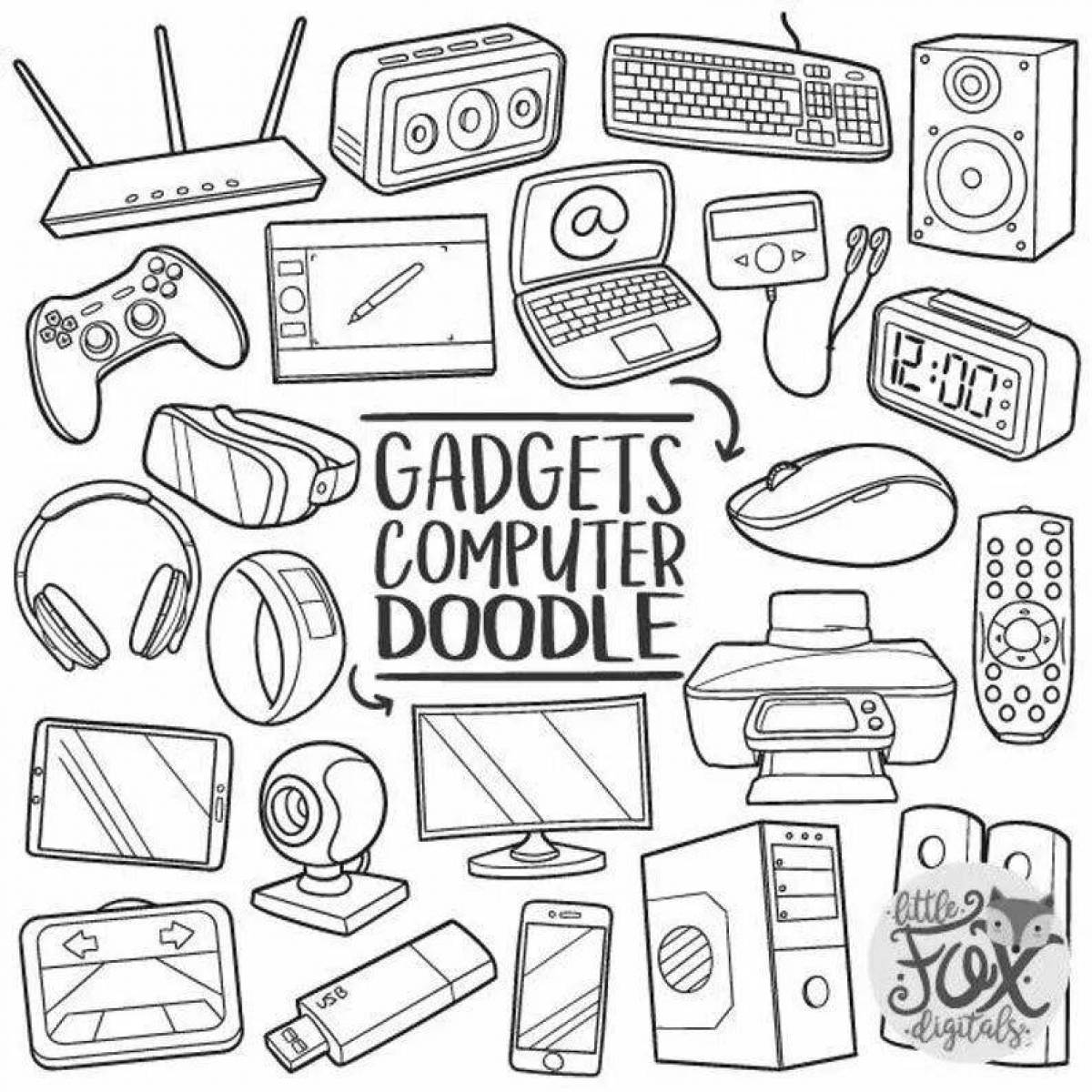 Colorful gadgets for coloring