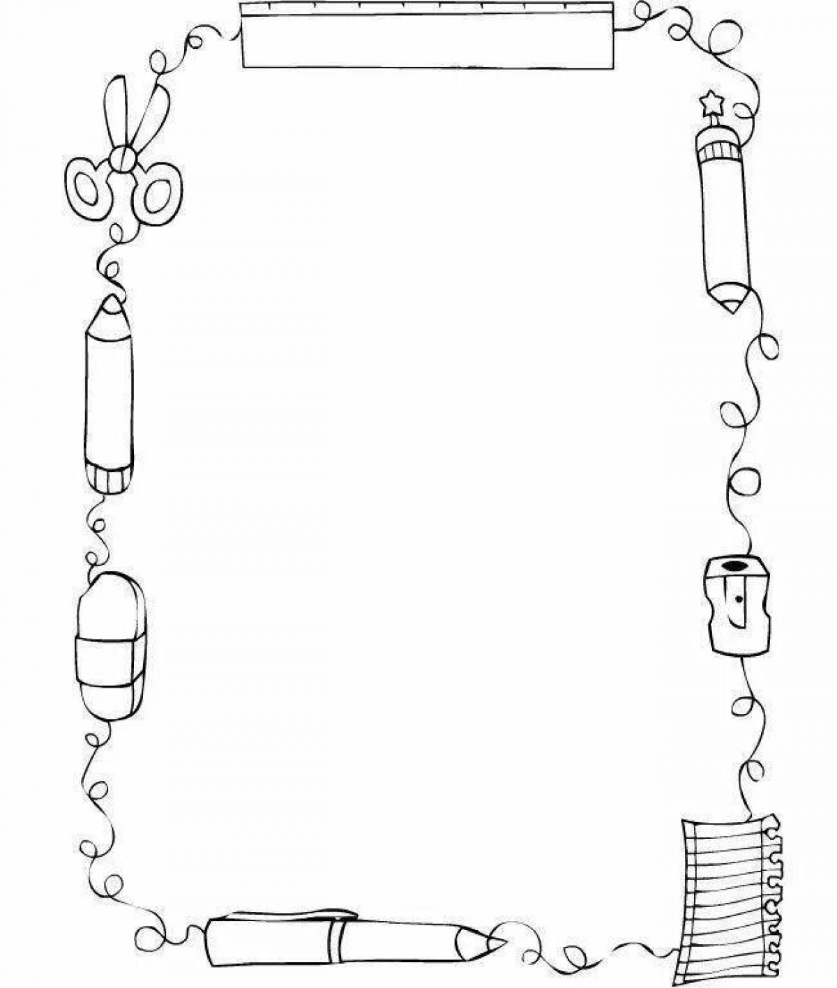 Colorful textured coloring in word