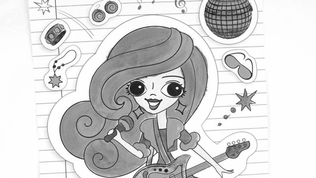 Color-frenzy coloring page toykin tv