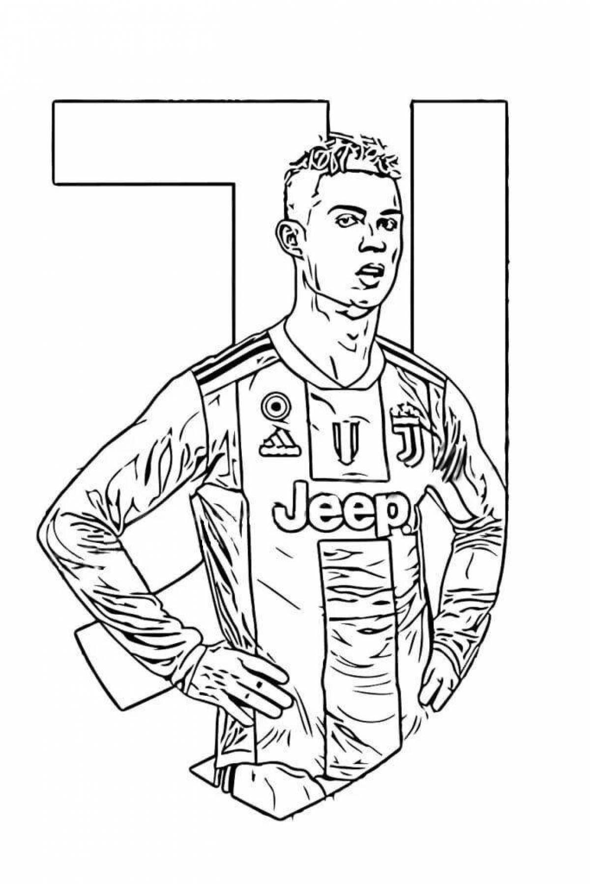 Ronaldo live coloring book