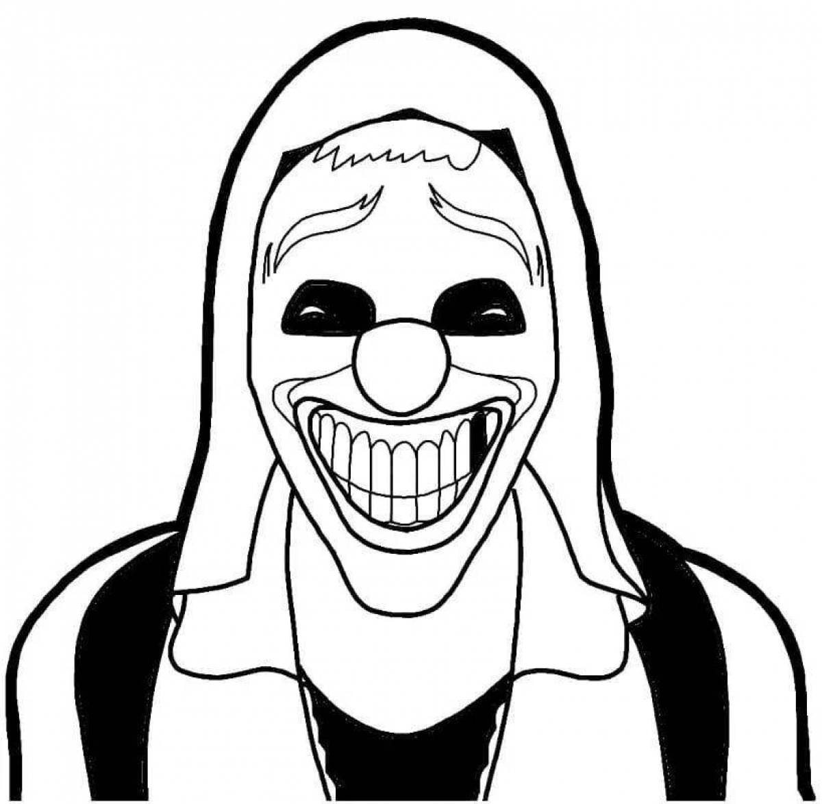 Photo Free fire shining coloring page