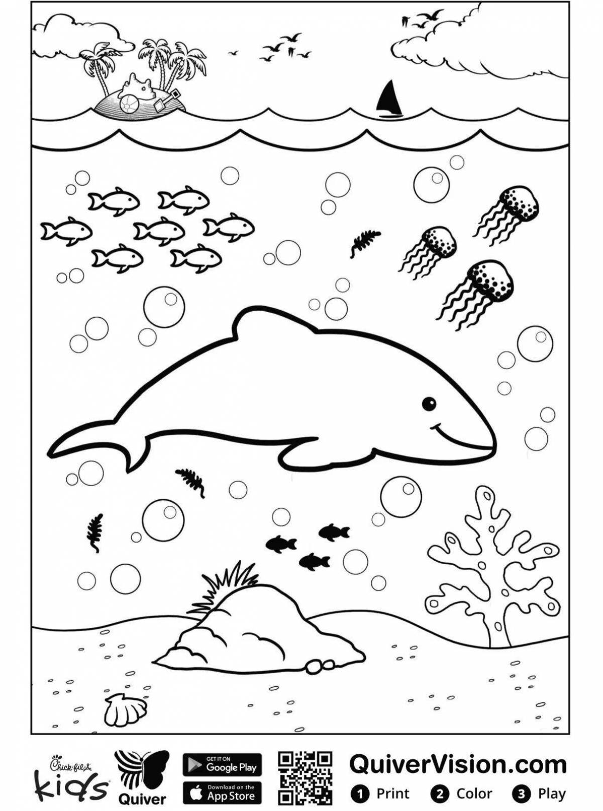 Quivervision adorable coloring page