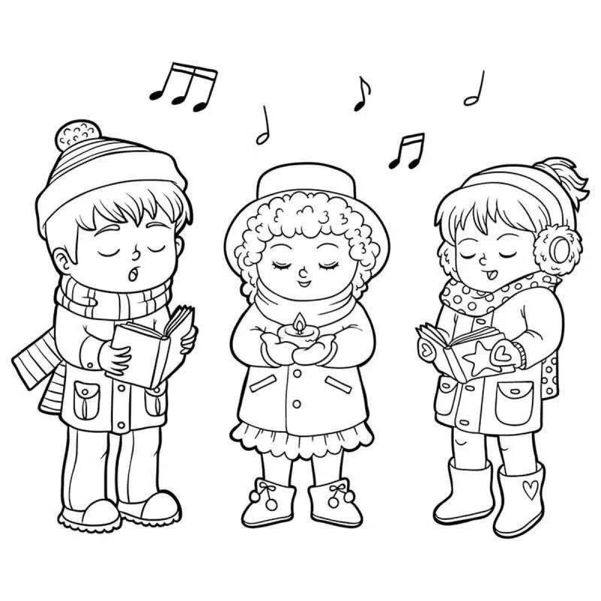 Luminous children sing