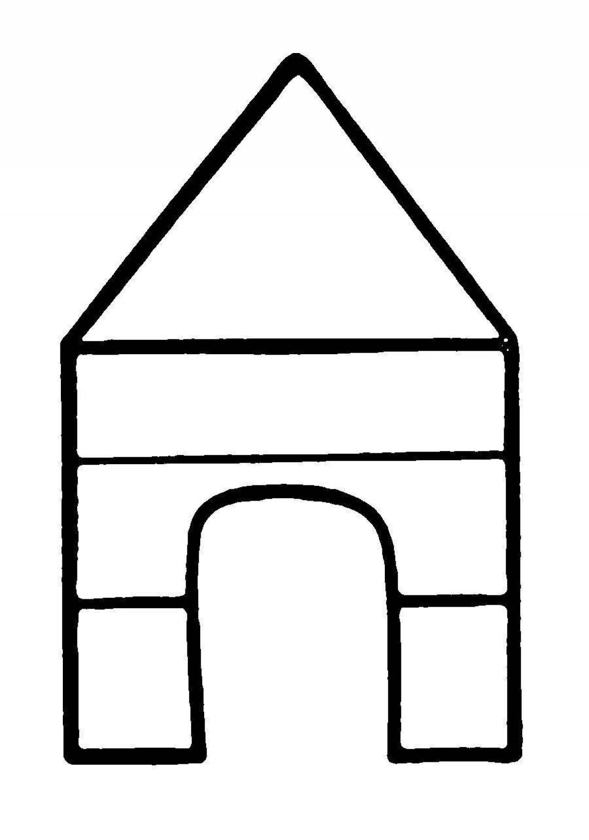 Photo Cheerful wooden coloring set