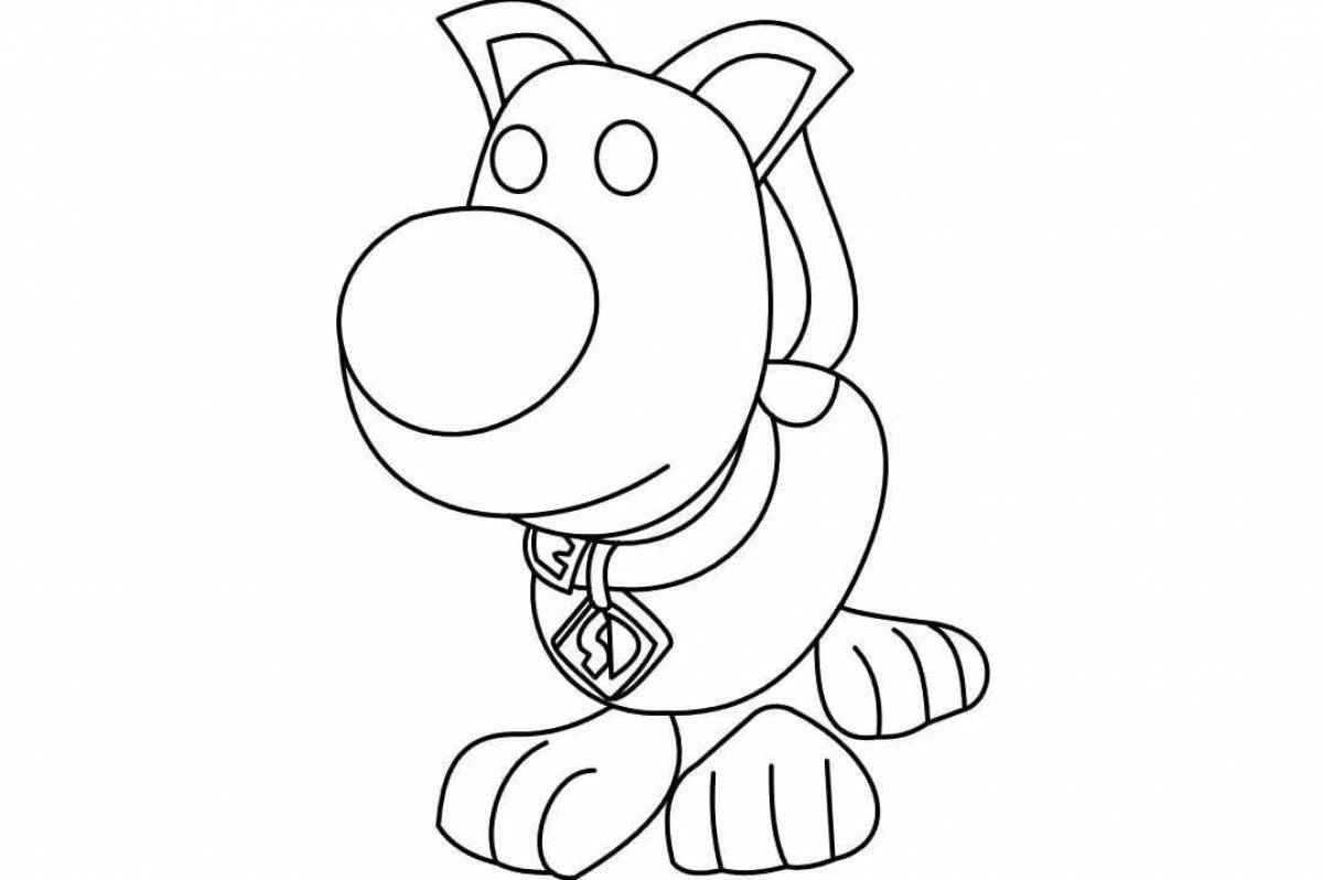 Adot me bright coloring page