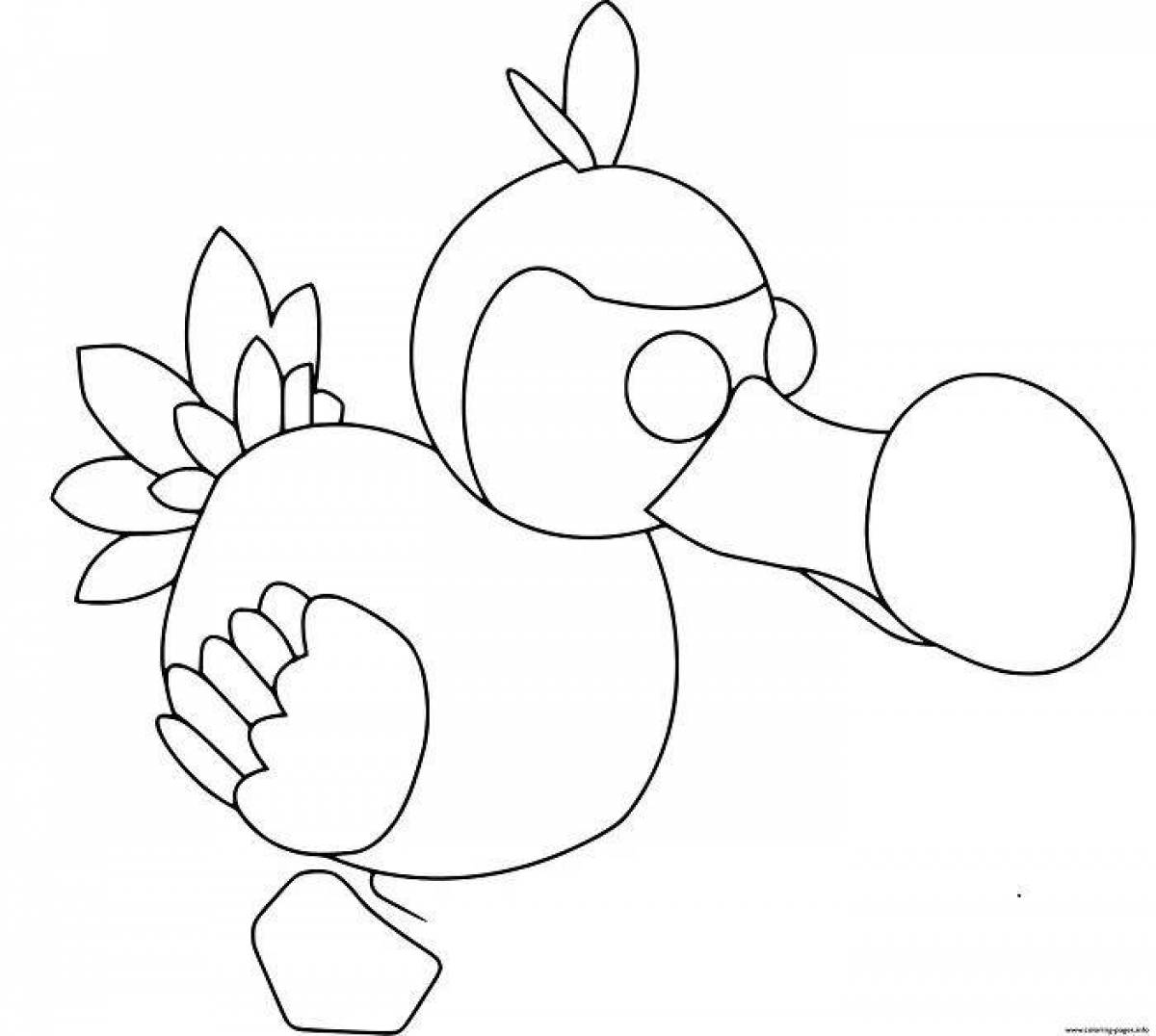 Radiant adot me coloring page