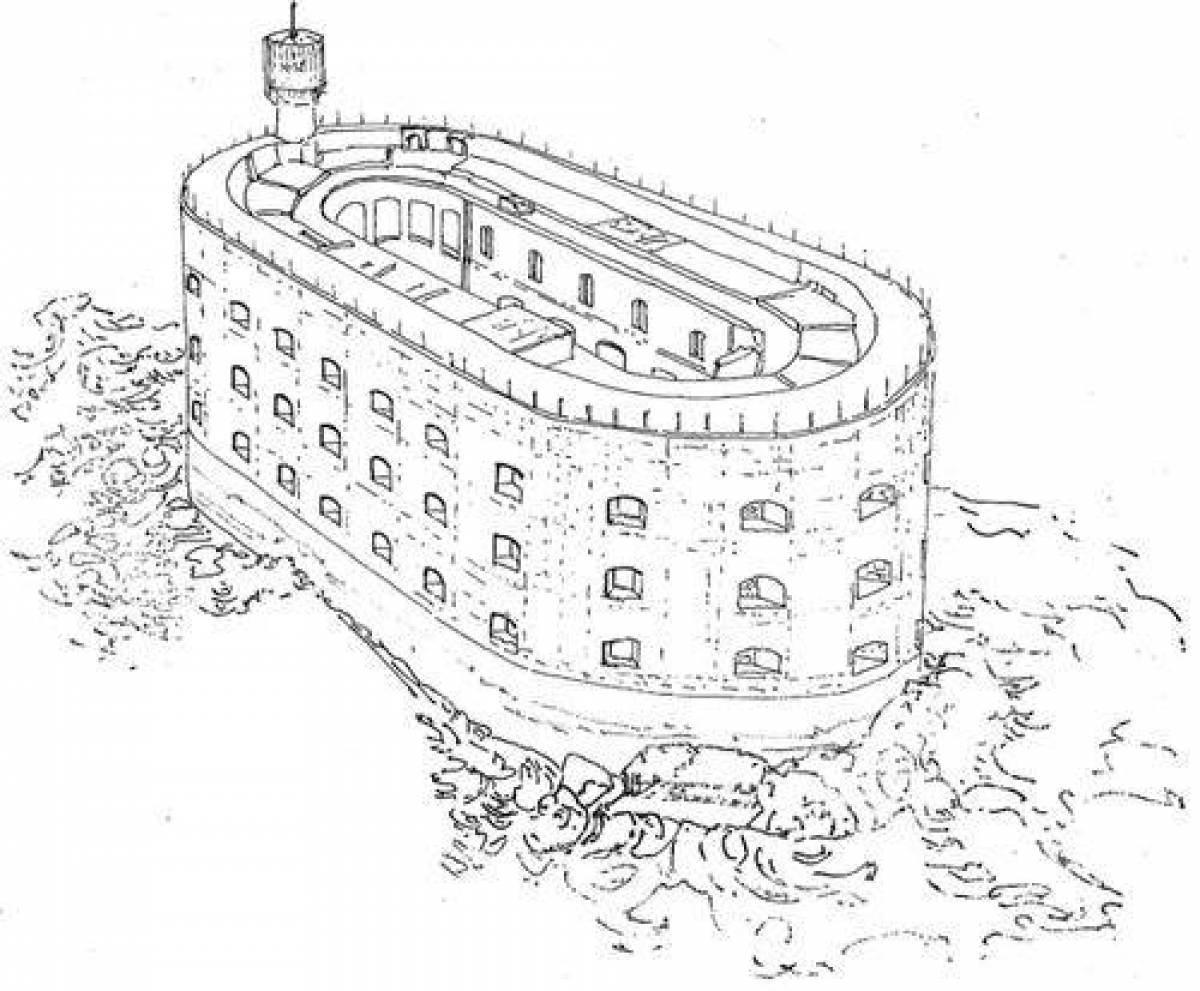 Fort boyard coloring inspiration