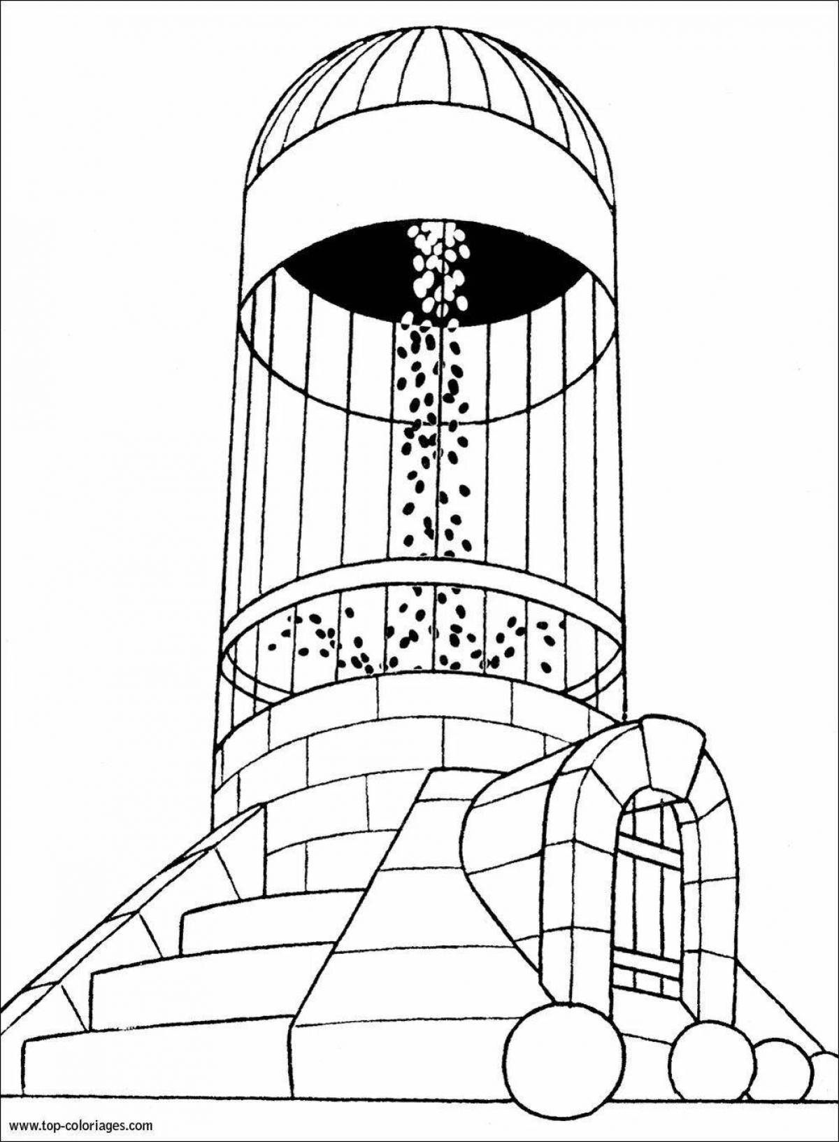 Rampant fort boyard coloring book