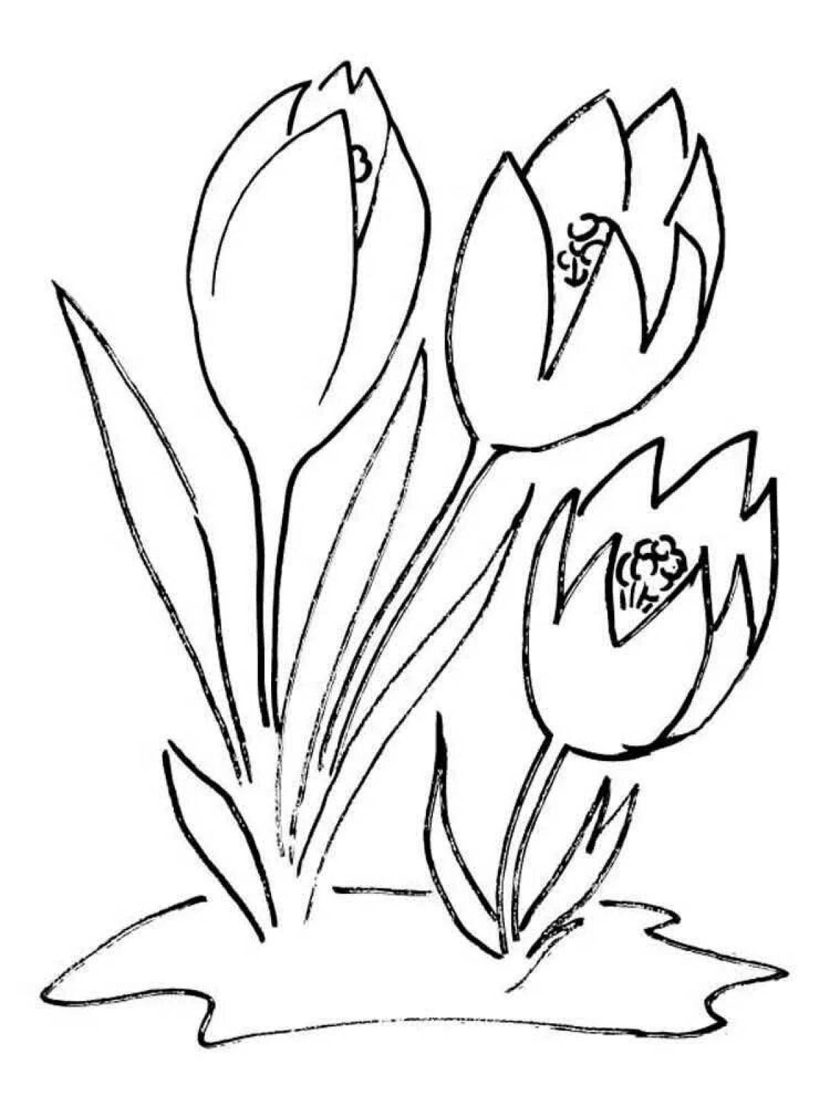 Coloring page inviting grass