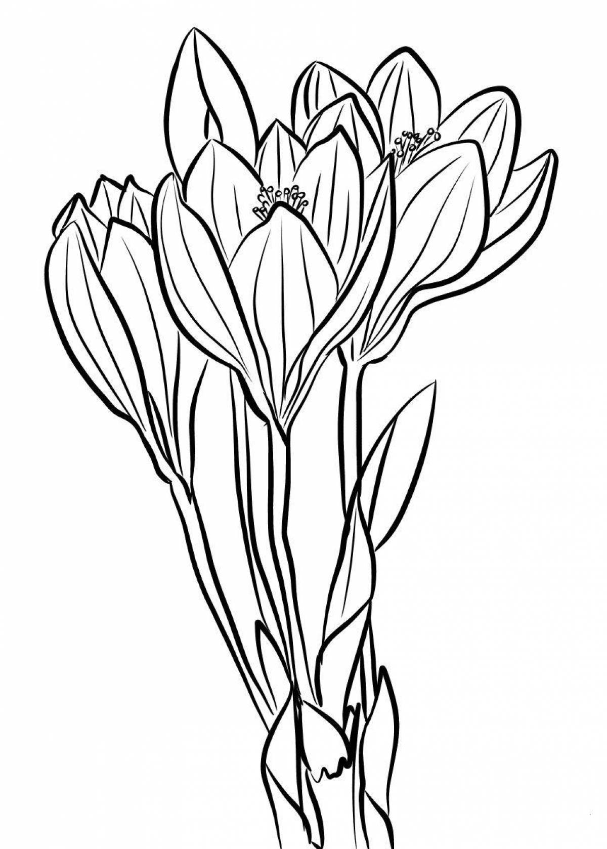 Gorgeous grass coloring page