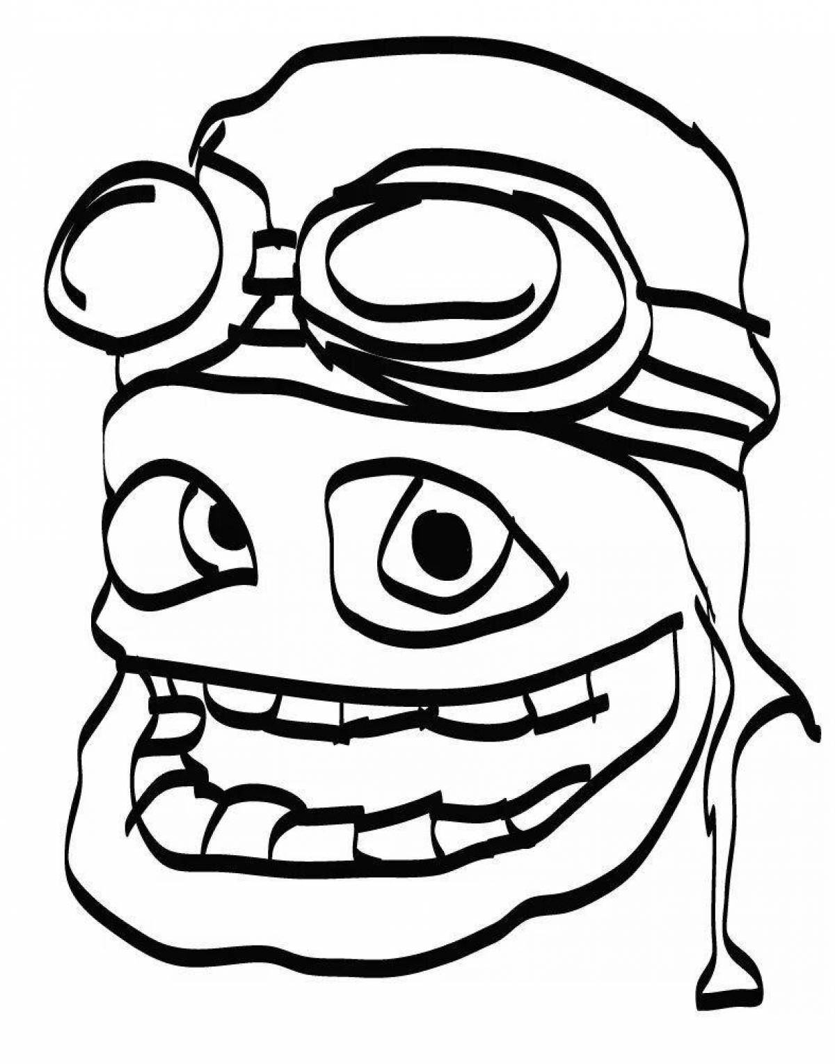 Live crazy frog coloring book