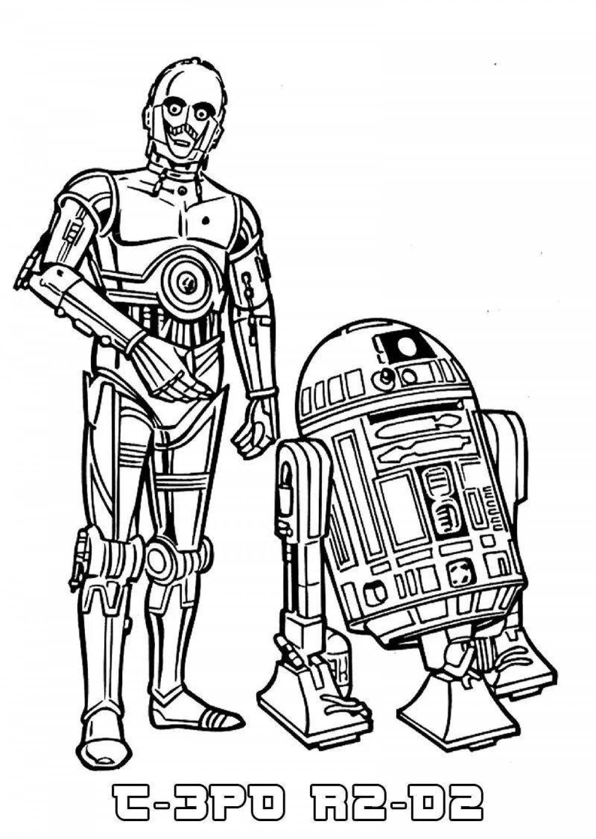 Star wars fantasy coloring book